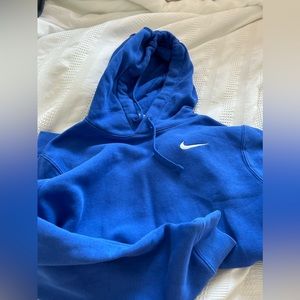 Blue Nike hoodie